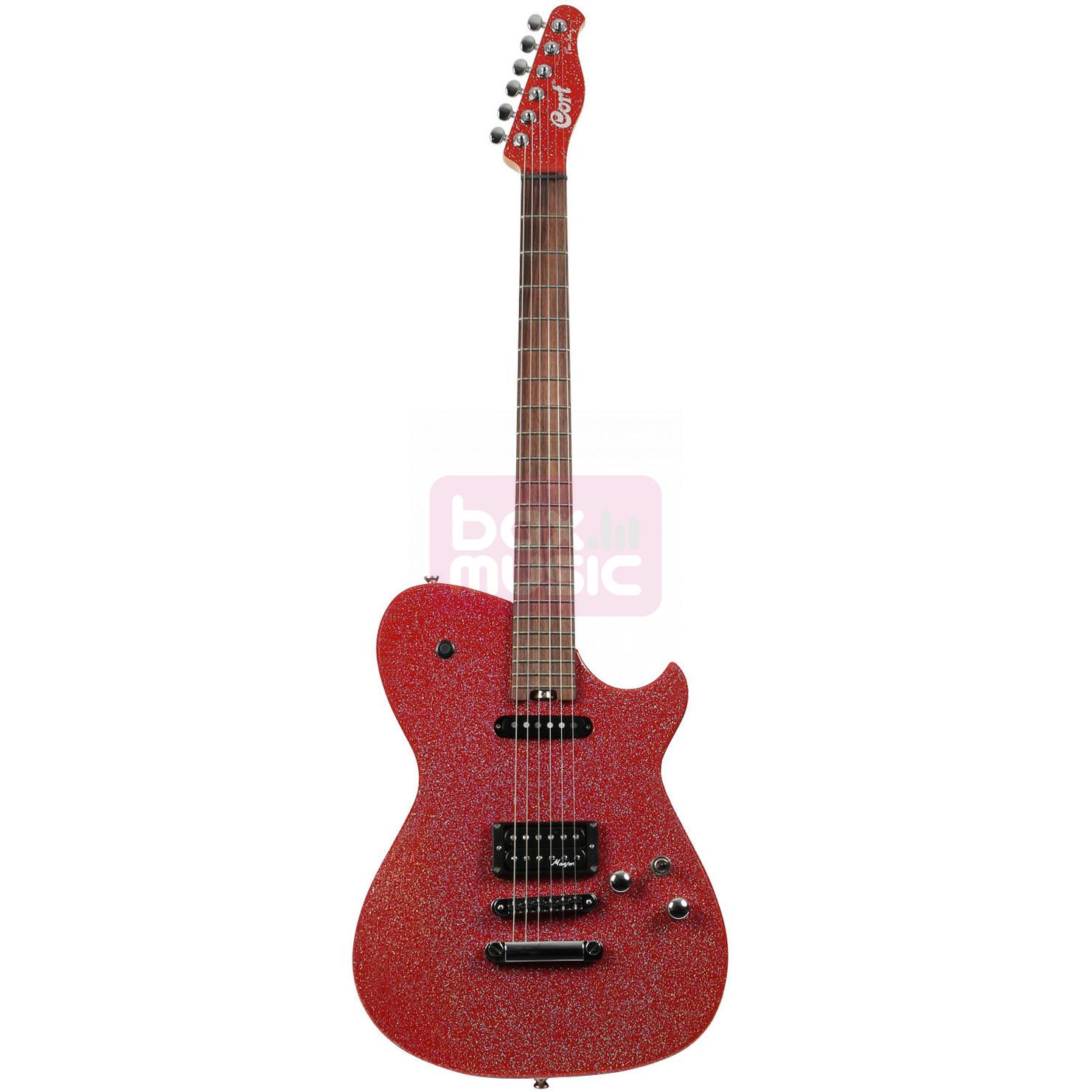 Cort MBC-1 RS Matthew Bellamy Red Sparkle elektrische gitaar