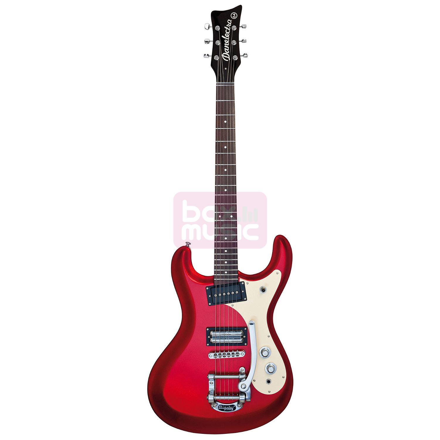 Danelectro 64 Metallic Red elektrische gitaar