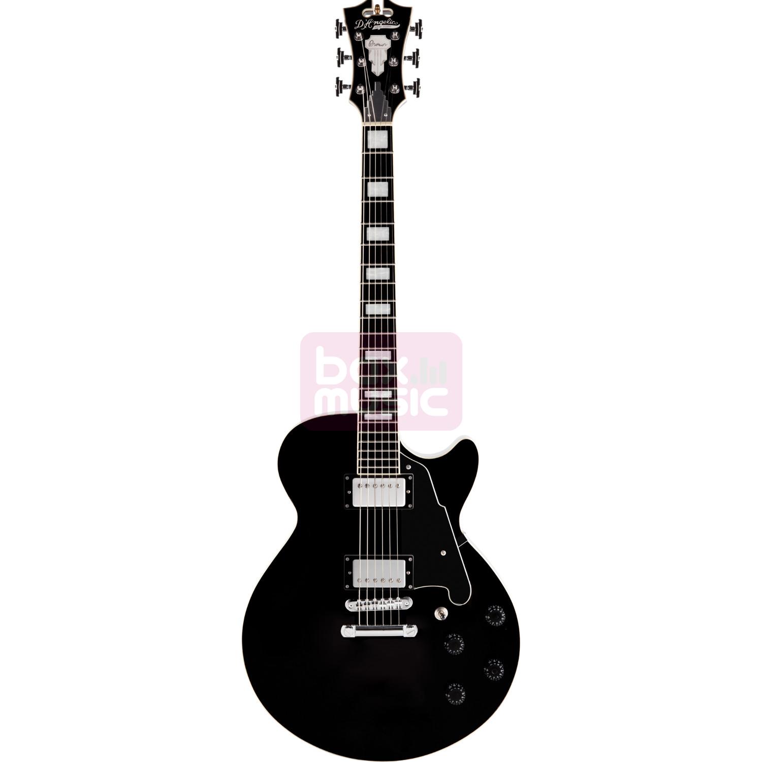 D'Angelico Premier SS NF Black semi-akoestische gitaar