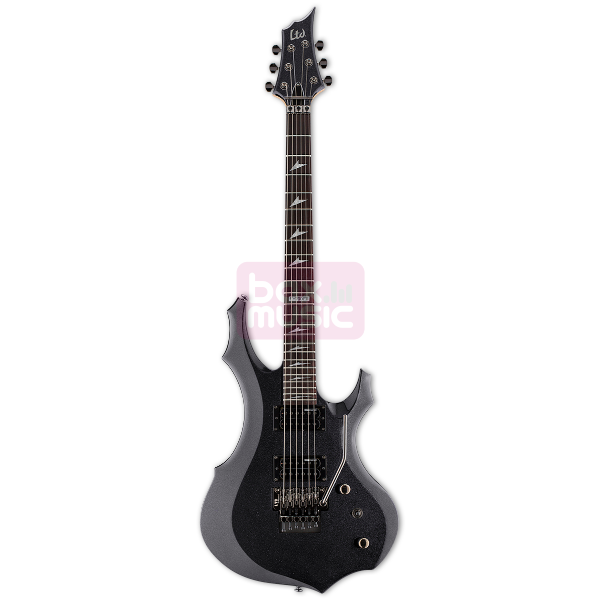 ESP LTD F-200FR Charcoal Metallic elektrische gitaar