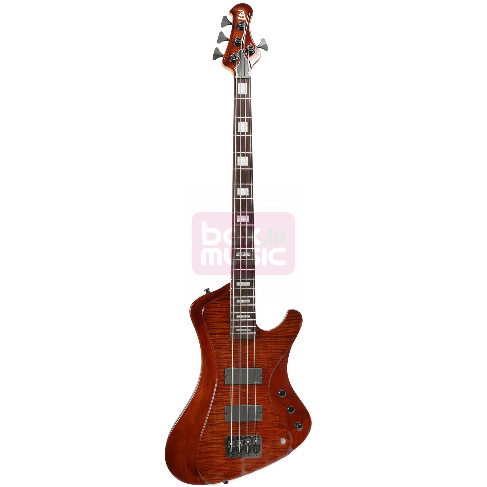 ESP LTD Stream-1004FM Walnut Brown elektrische basgitaar