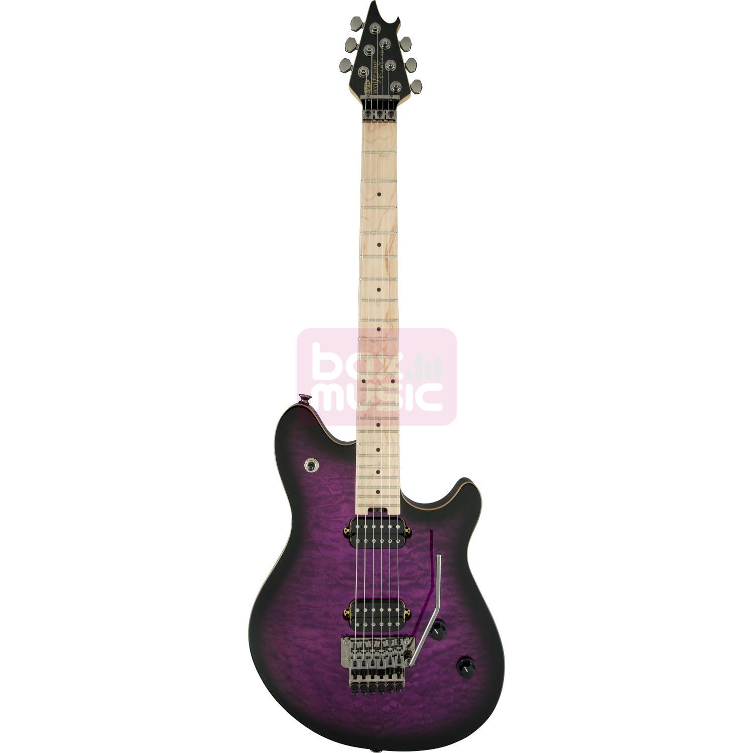 EVH Wolfgang Standard Trans Purple Burst Quilted Maple