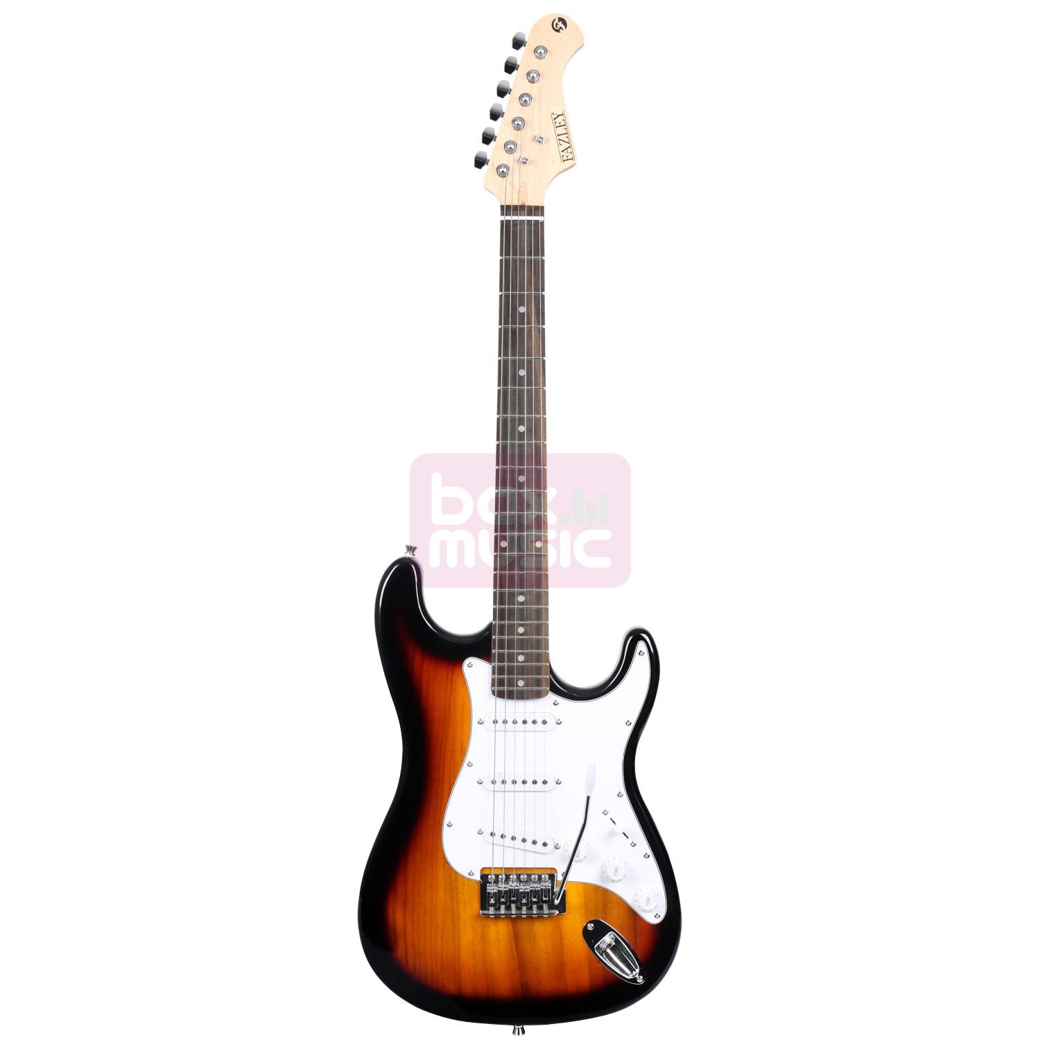 Fazley E100 SB elektrische gitaar sunburst