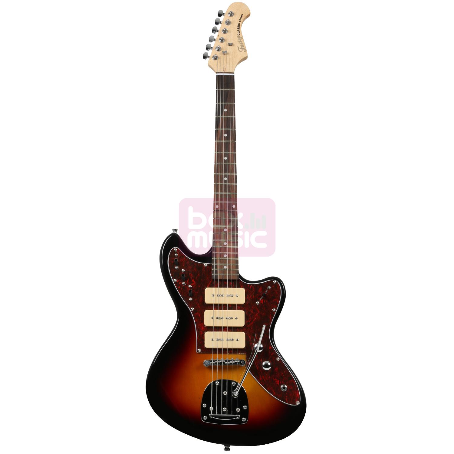 Fazley FJA500SB elektrische gitaar sunburst