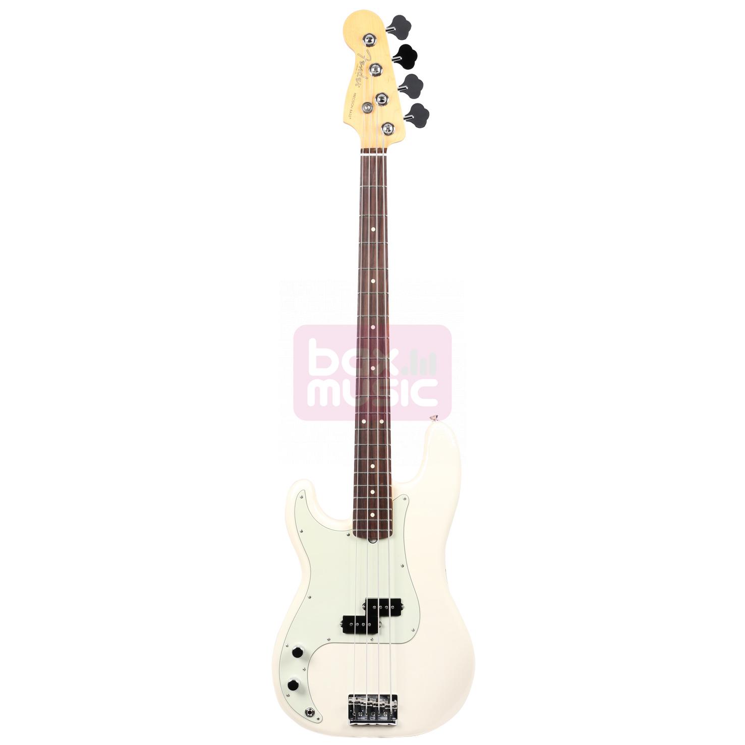 Fender American Professional Precision Bass LH Olympic White RW