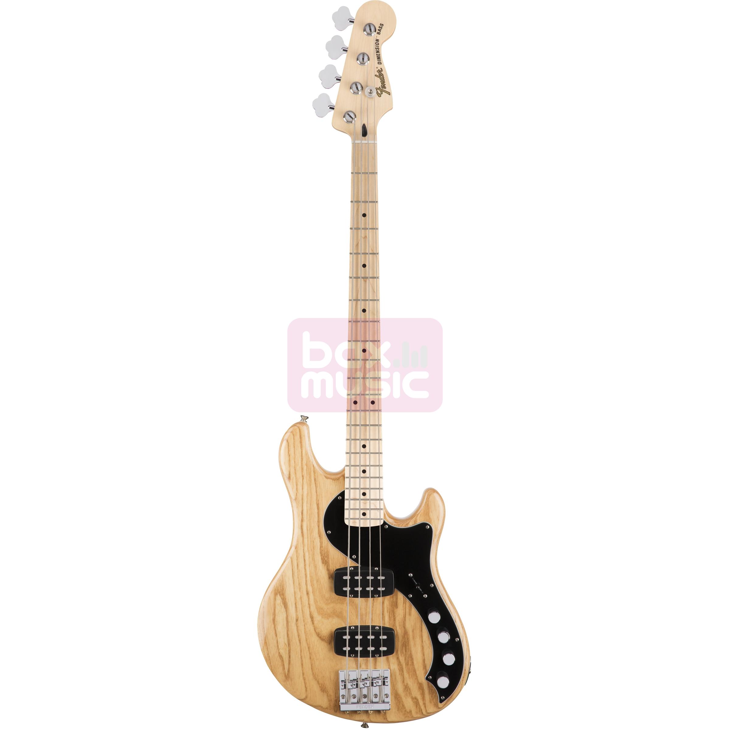 Fender Deluxe Active Dimension Bass HH Natural MN