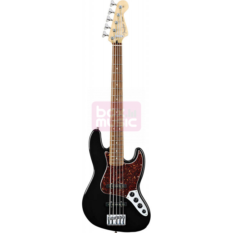 Fender Deluxe Active Jazz Bass V 5-snarig Black RW