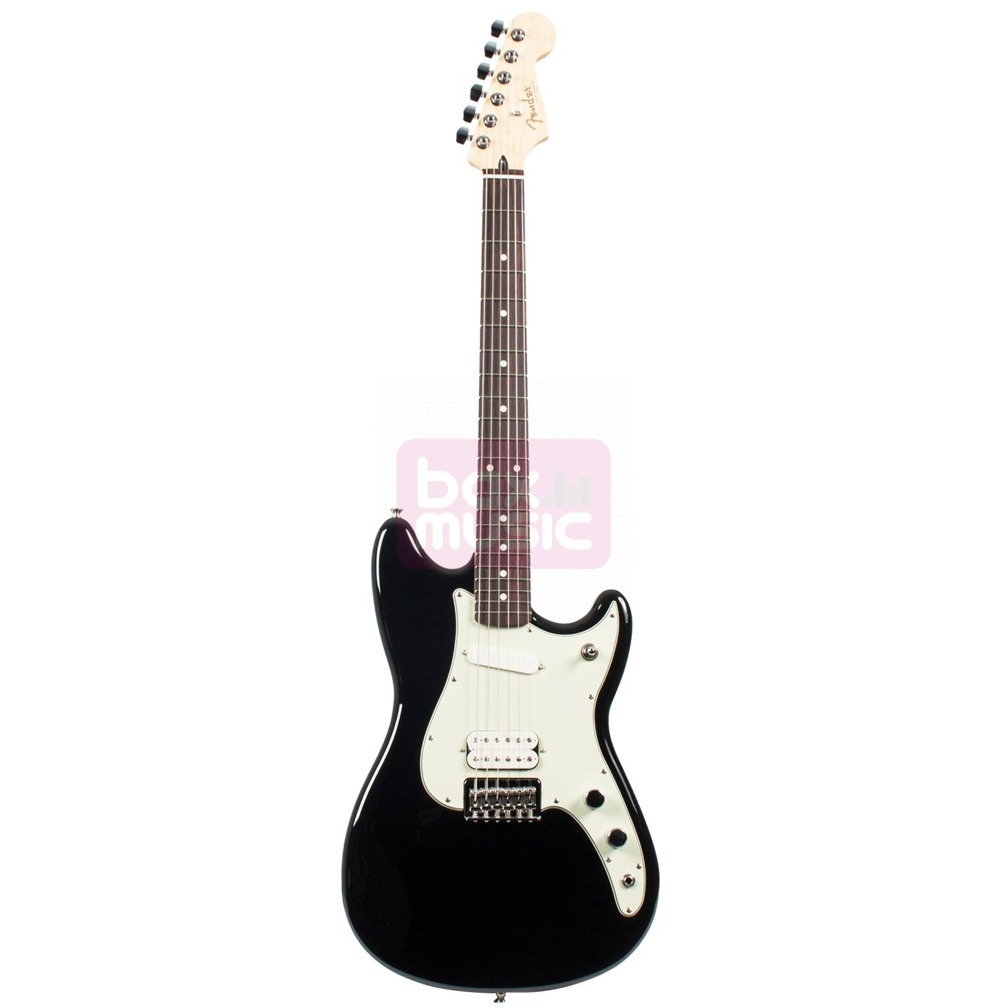 Fender Duo-Sonic HS Black RW elektrische gitaar