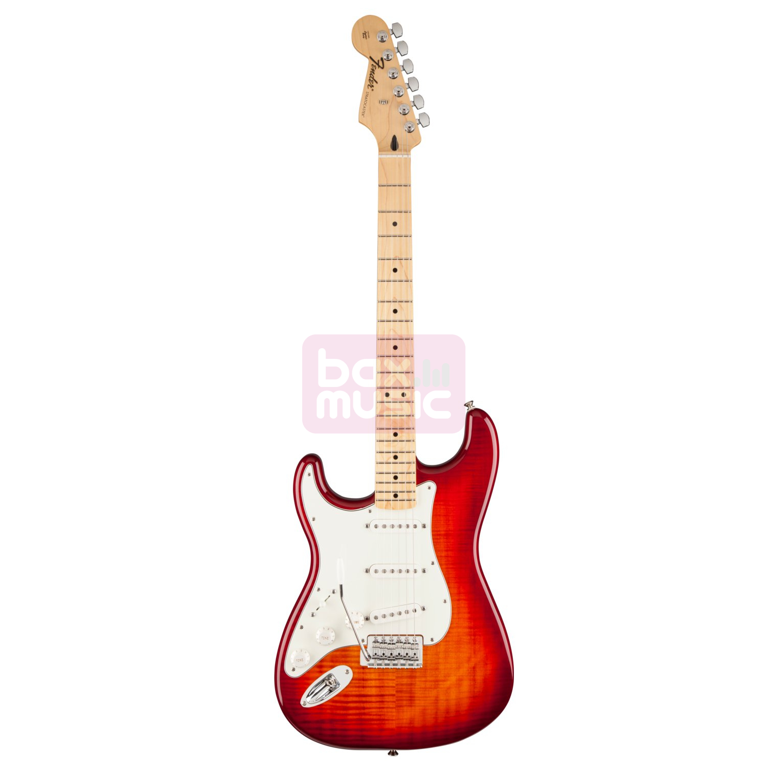 Fender Standard Stratocaster Plus Top LH MN Aged Cherry Burst