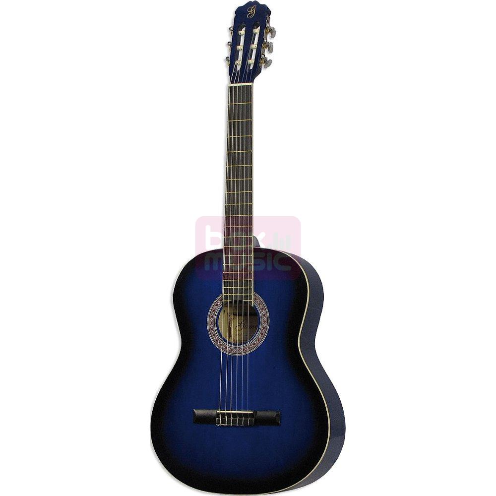 Gomez 001 4/4-model klassieke gitaar blue sunburst