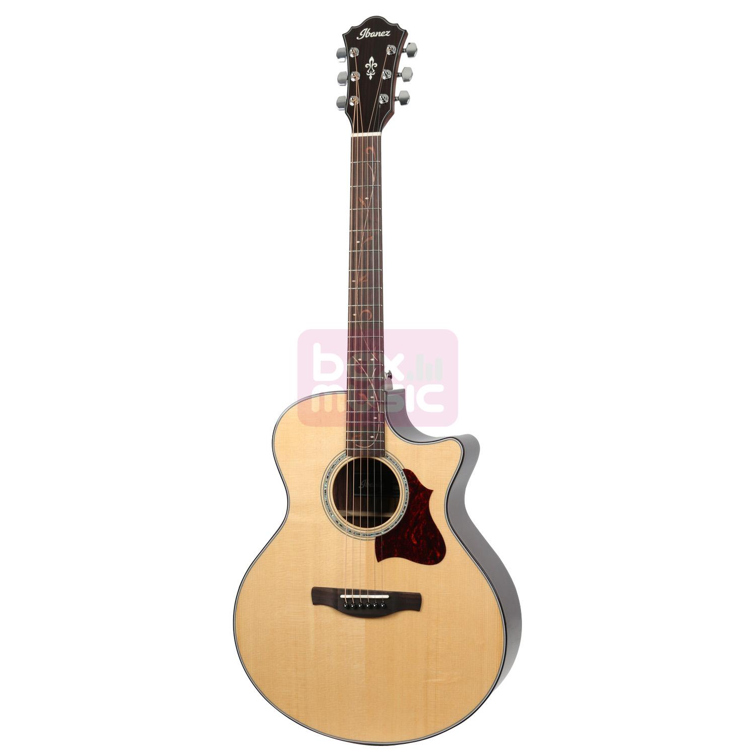 Ibanez AE305 Natural High Gloss elektrisch-akoestische gitaar