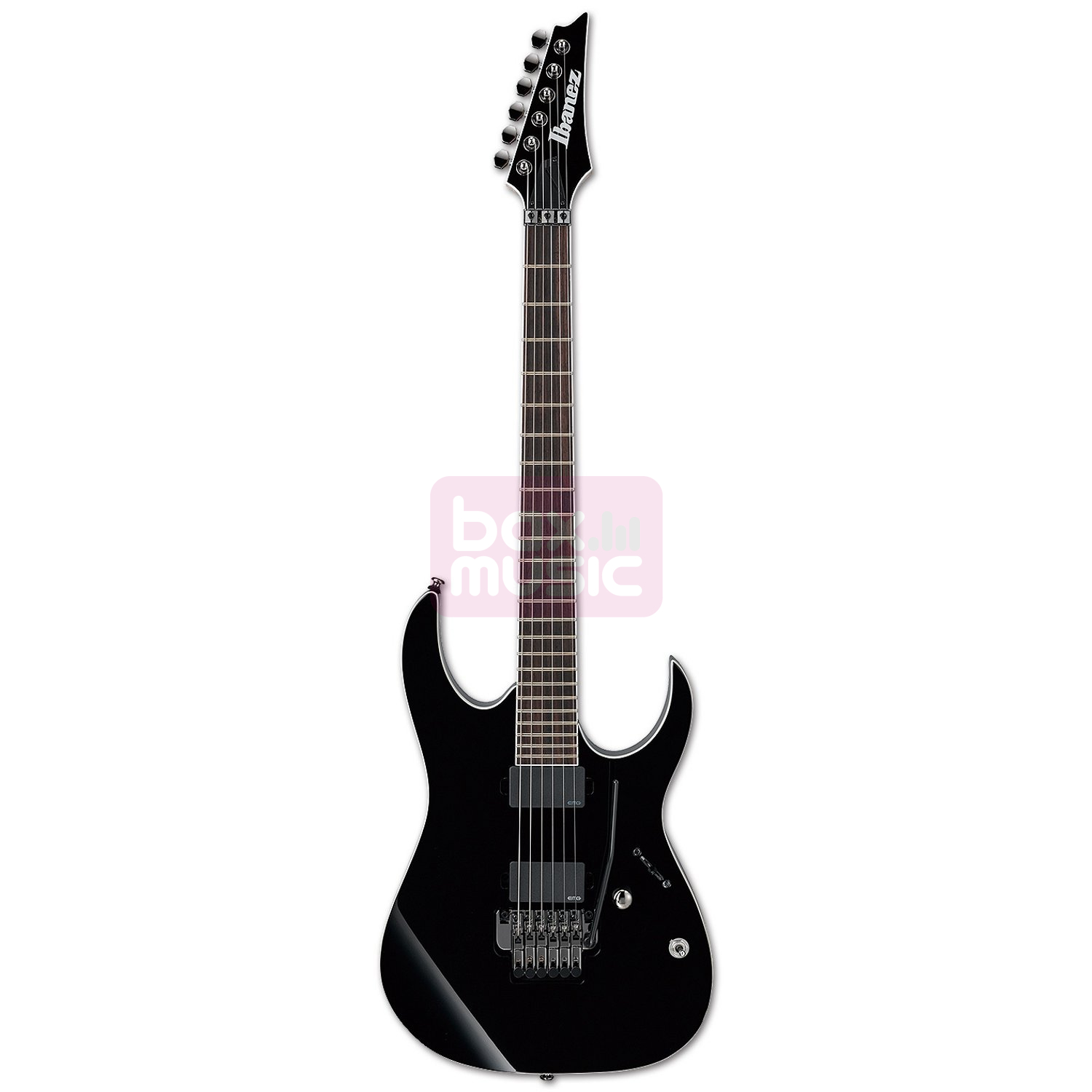 Ibanez RGIR20E-BK Iron Label elektrische gitaar zwart