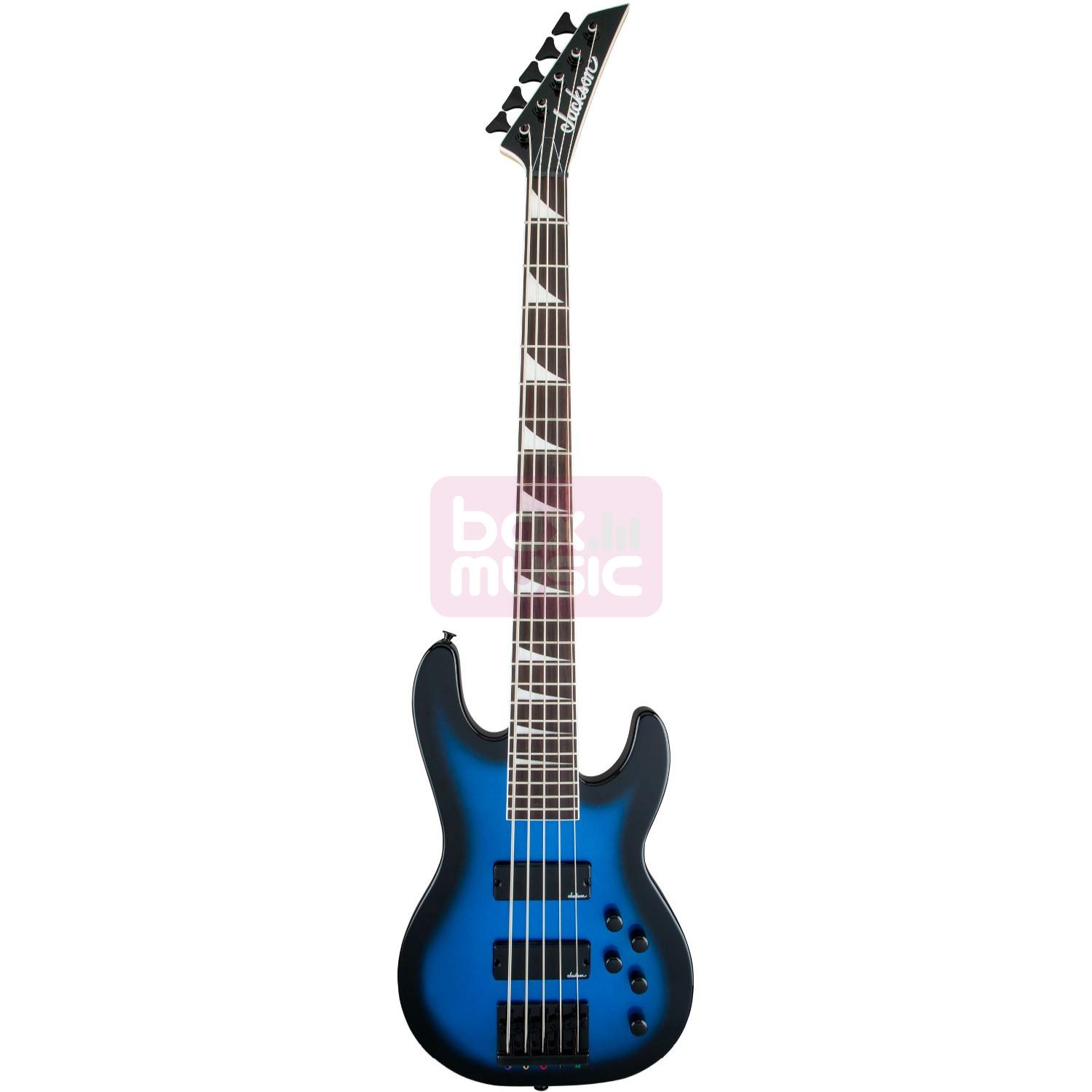 Jackson JS Series Concert Bass JS3V Metallic Blue Burst