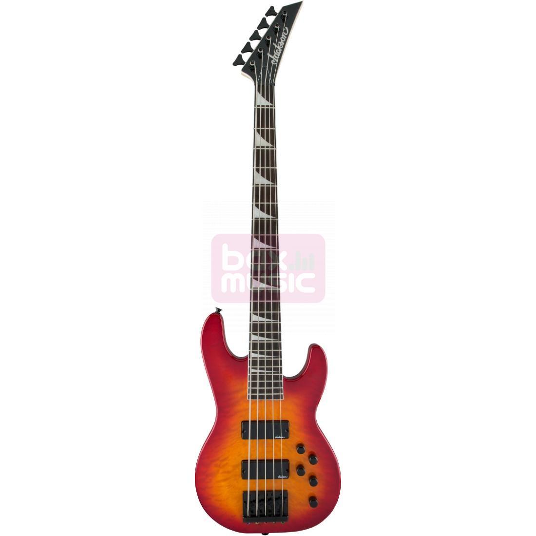 Jackson JS Series Concert Bass JS3VQ Transparent Cherry Burst