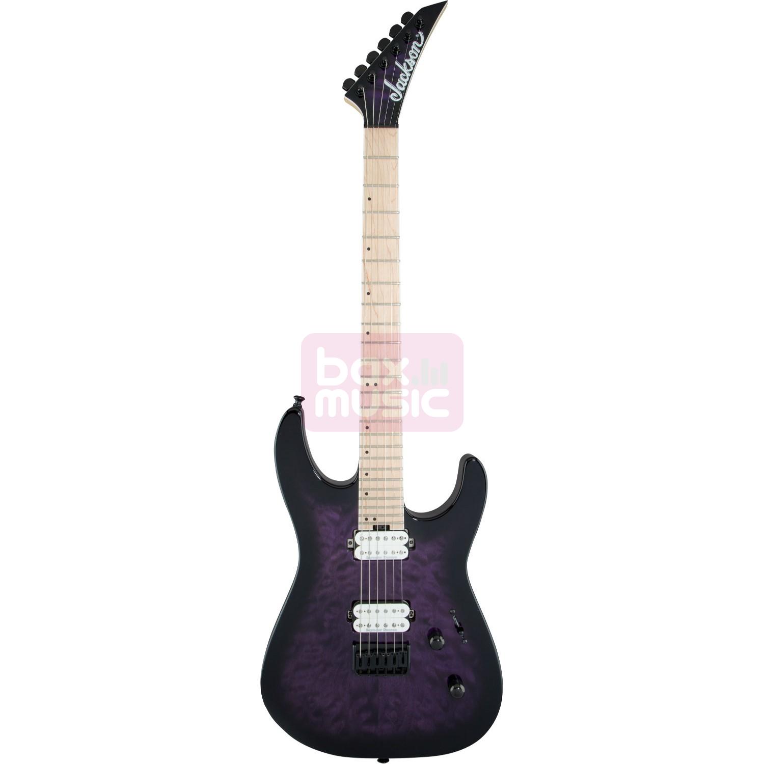 Jackson Pro Series Dinky DK2QM HT Transparent Purple Burst