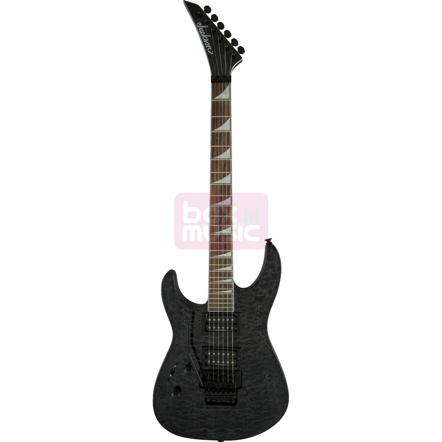 Jackson SLX LH Soloist Trans Black linkshandige gitaar