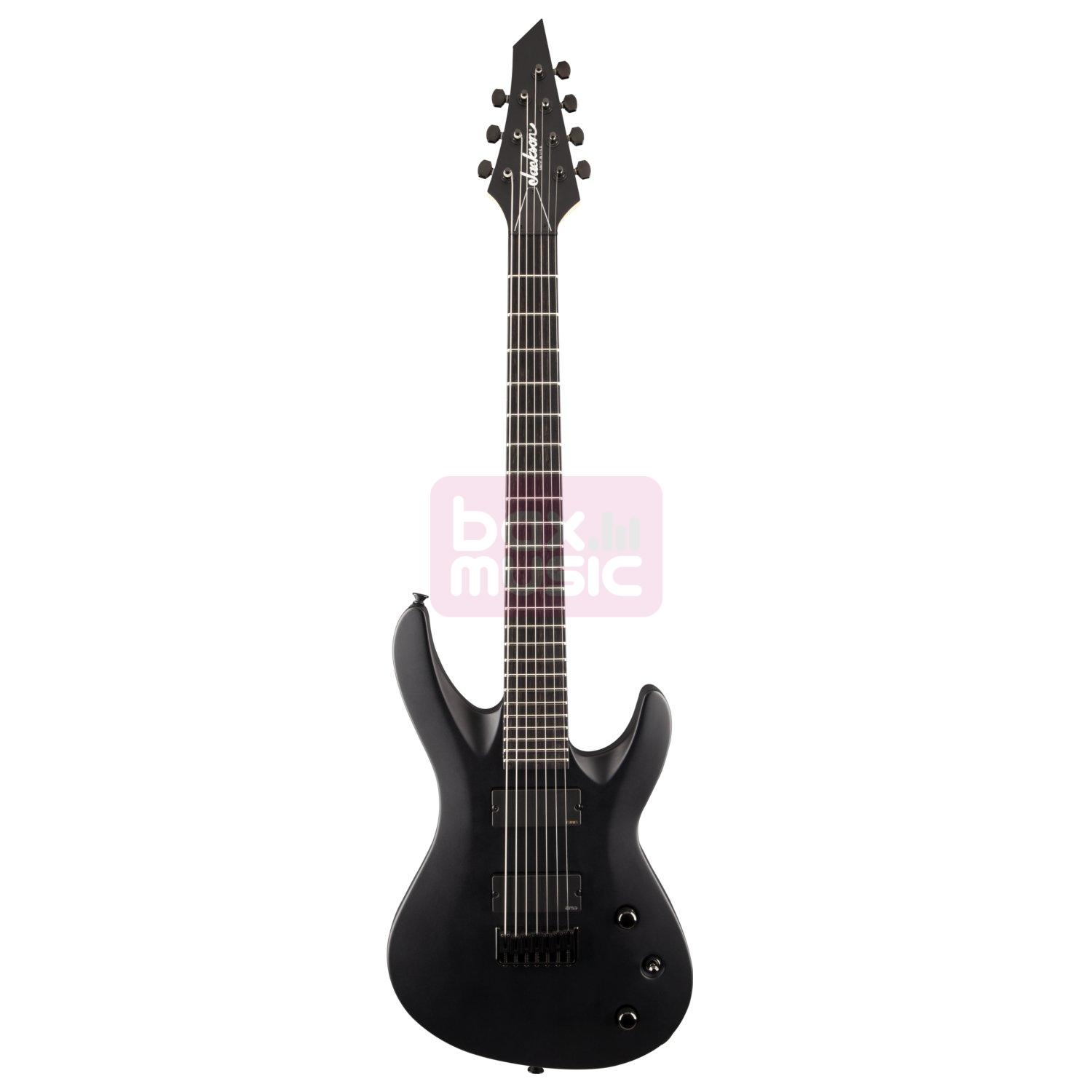 Jackson USA Select B7 Satin Black elektrische gitaar