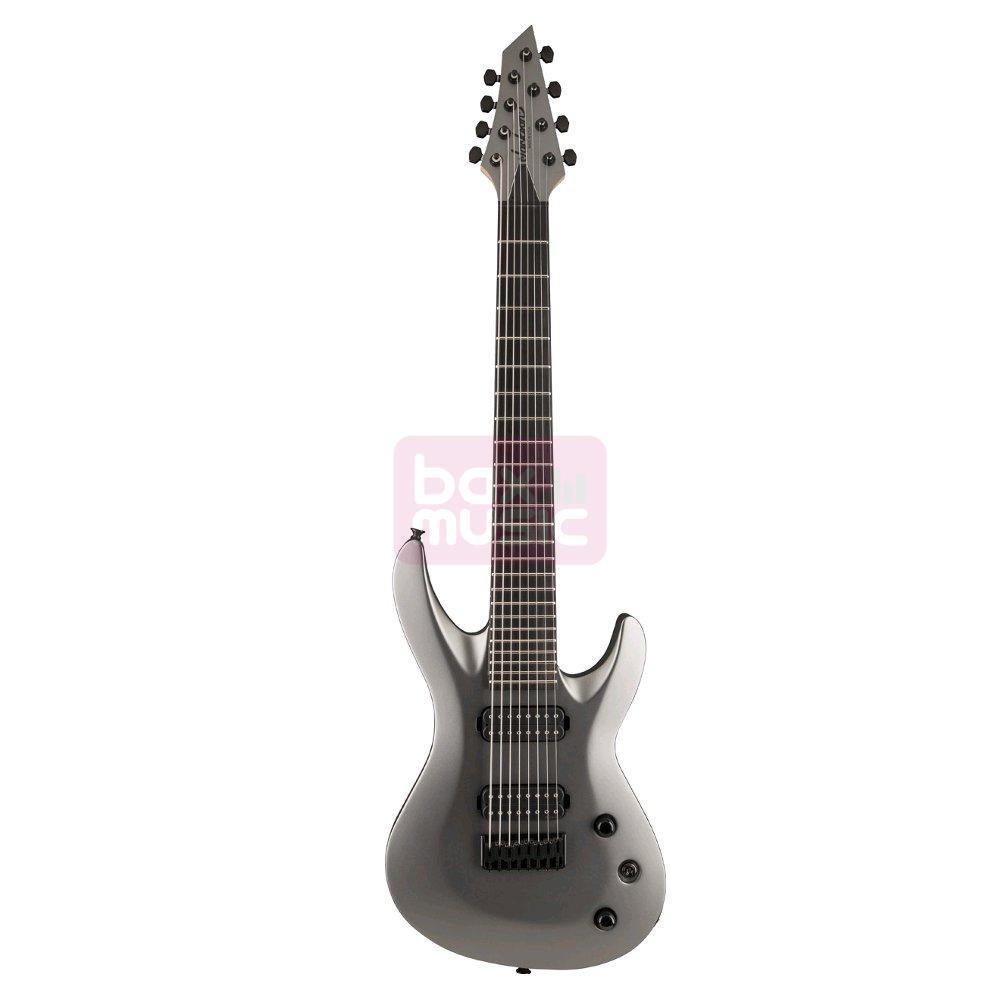 Jackson USA Select B8 Deluxe Satin Gray 8-snarige gitaar