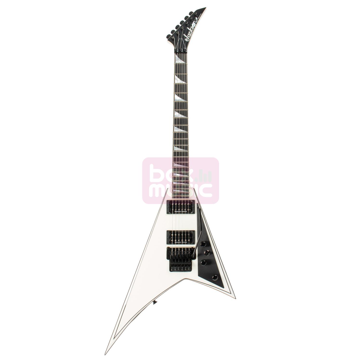 Jackson USA Select RR1 Rhoads wit met zwarte pinstripes