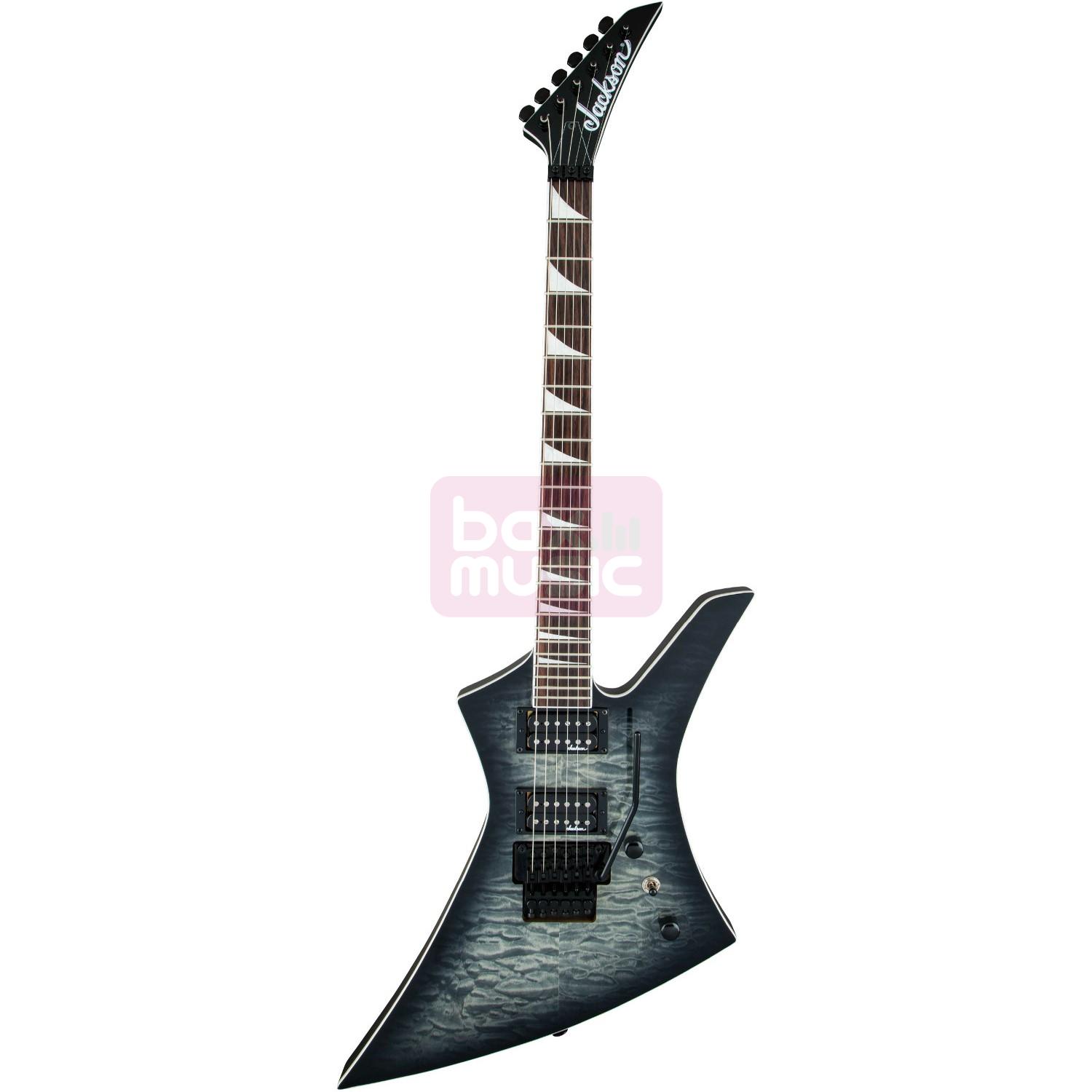 Jackson X Series Kelly KEXQ Transparent Black Burst