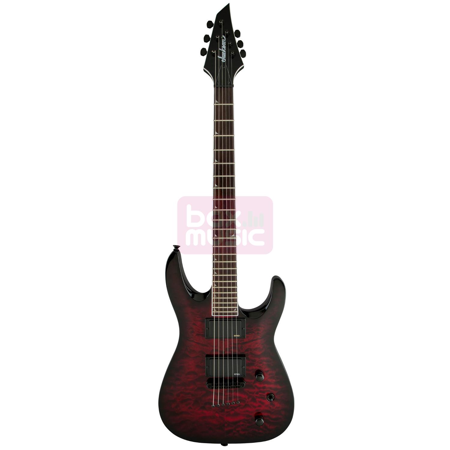 Jackson X-Series SLATTXMG (Q) 3-6 Trans Red Burst
