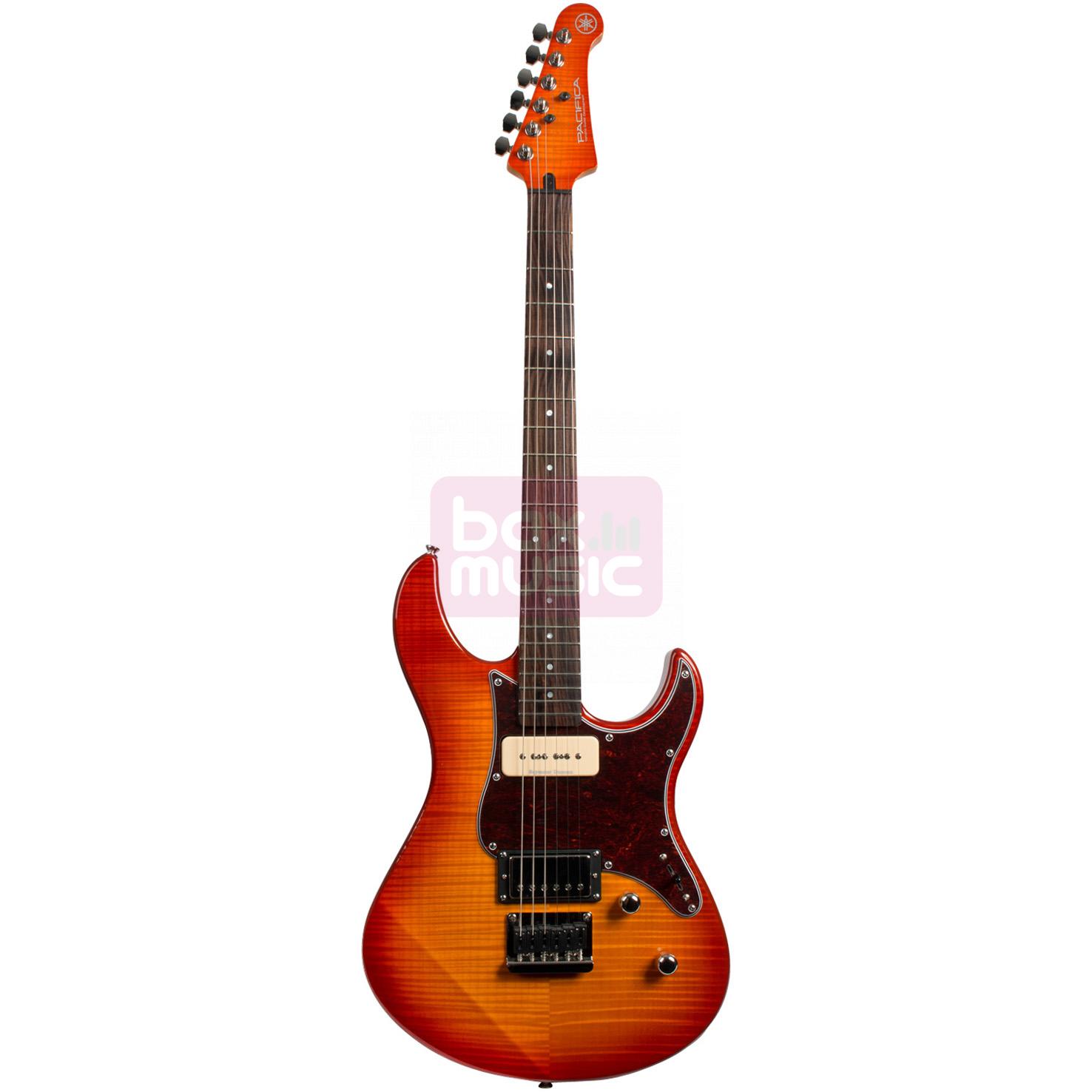 Yamaha Pacifica 611HFM elektrische gitaar amber sunburst